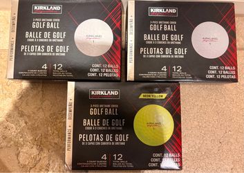 36 Brand New Kirkland Golf Balls- 2 dozen white and 1 dozen yellow ⛳️ ———