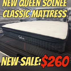 NEW QUEEN SOLNEE CLASSIC MATTRESS