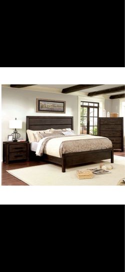 4-Piece Dark Espresso Bedroom Set – Originally $2,400