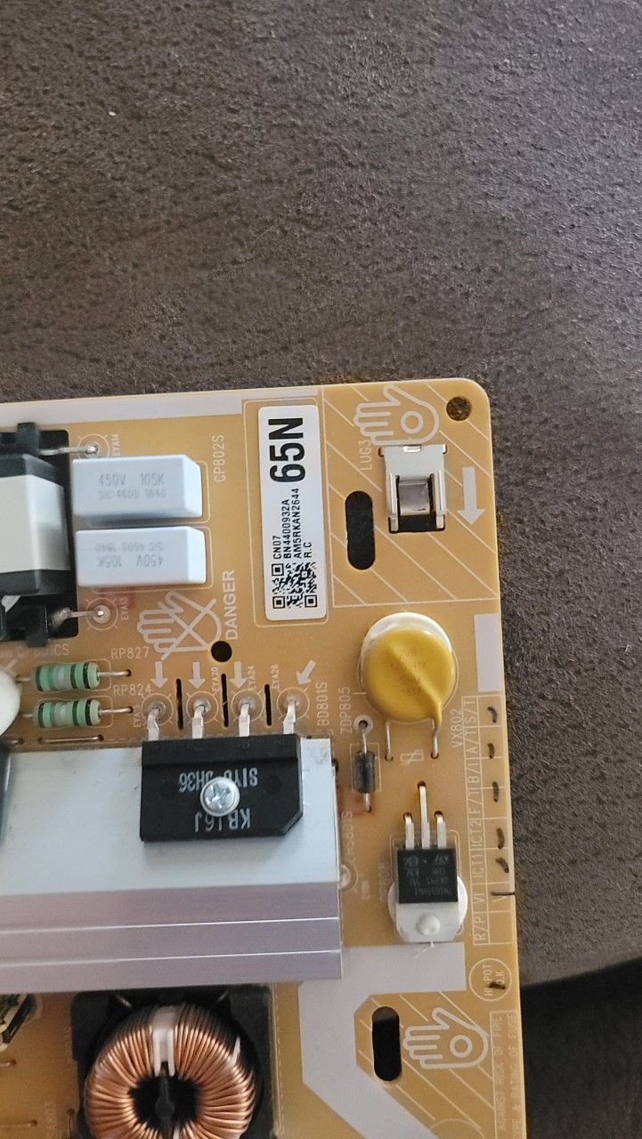 Samsung Main Board UN65NU695OFXZA And Power Supply BN44 0092A That Cam With Thr Board