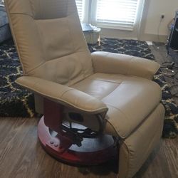 Leather Recliner Swivel
