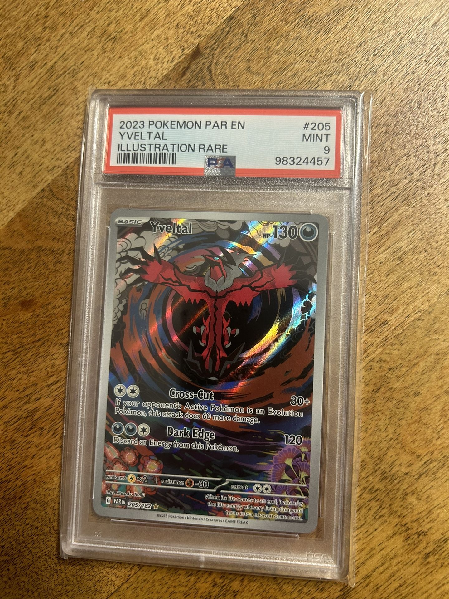 Pokémon Card Yveltal PSA 9