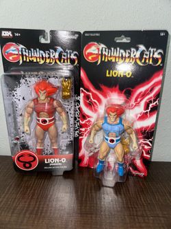 Thundercats super 7 Lion O blue and red mirror deluxe lot