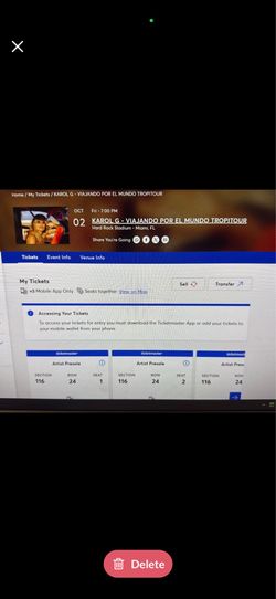 Karol G concert tickets