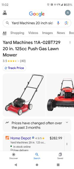 Lawn Mower 20 In Cut New