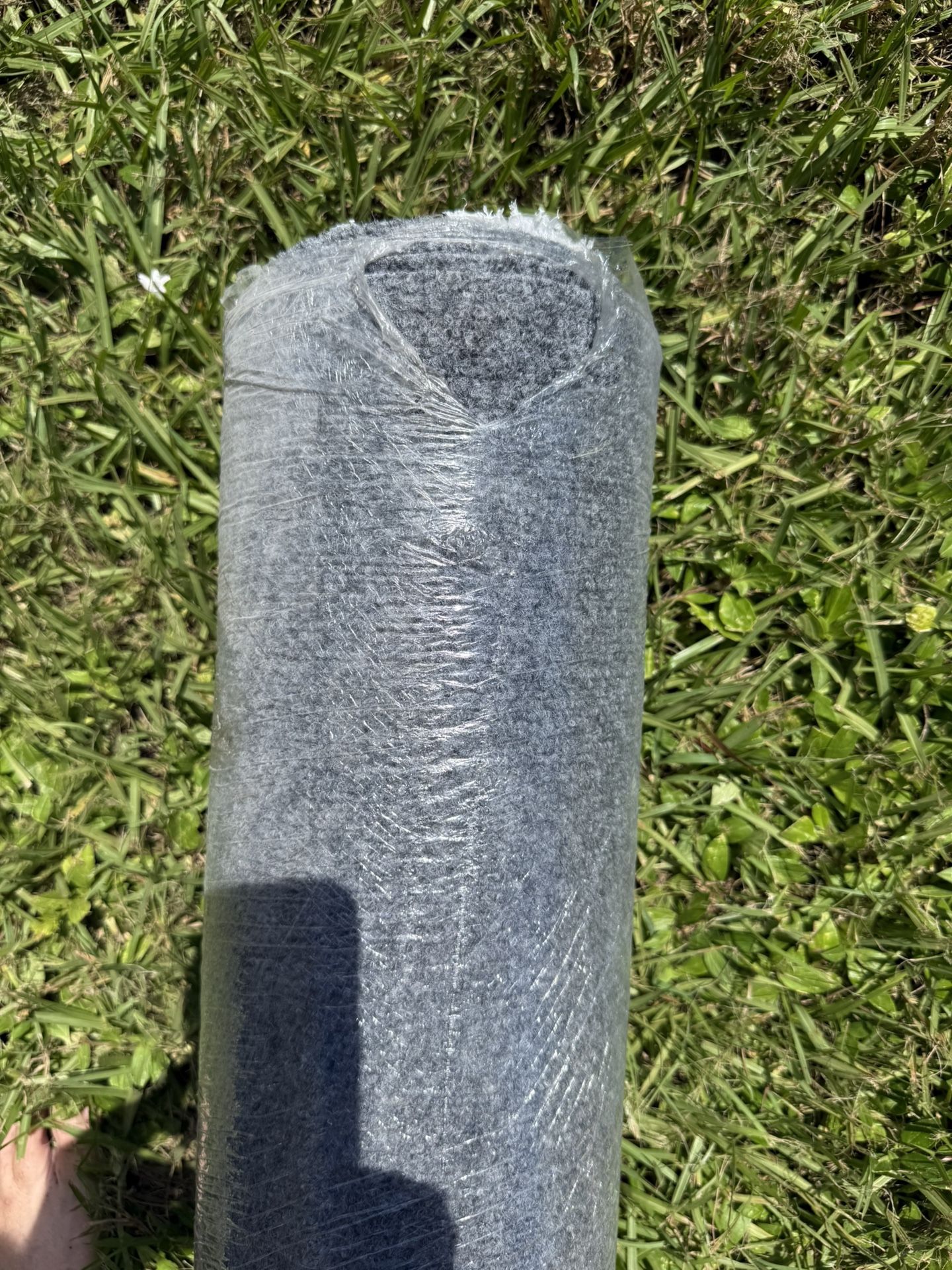 12 ft. Wide x Cut to Length 15 oz. SD Polyester Texture Indoor/Outdoor Needlepunch Carpet