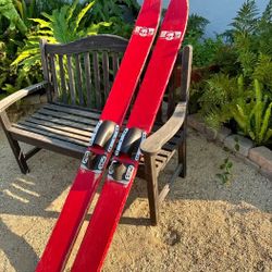 Vintage White Bear Water Skis, Pair