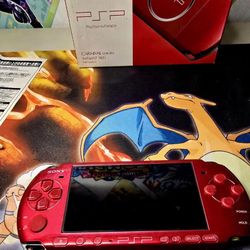 PSP 3000 Radiant Red Complete In Box