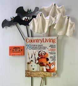 Halloween Decorations Ghosts Bats Ideas Spooky Cassette Tap See More for All Info