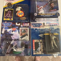 Brand New in Box Ken Griffey Jr Starting Lineup Lot