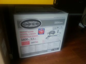 Power washer Simpson 3400psi