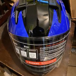 Blue And Black Helmet XXL
