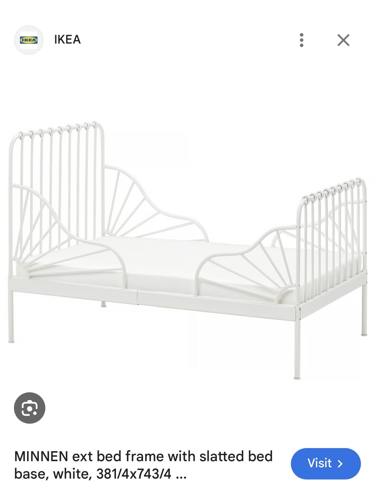 IKEA Metal Frame Twin Bed