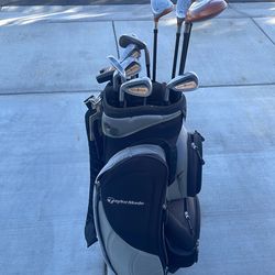 Left-handed tailor made golf clubs full set