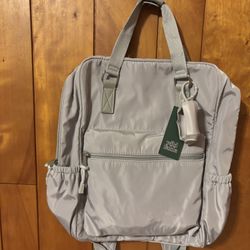 Grey Backpack 
