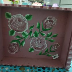 Pink ROSES TRAY