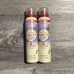 Old Spice Gentle Man’s Total Body Deodorant Spray $8 Each 