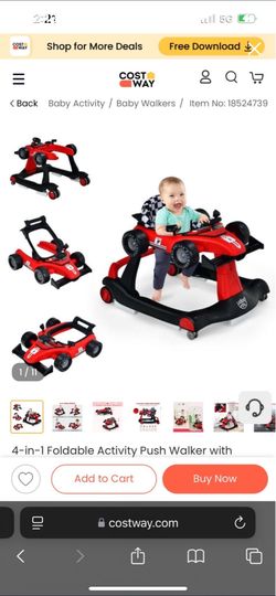 Baby car walker