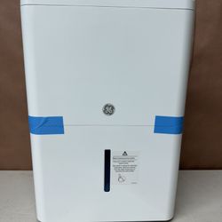 GE 35 pt. Dehumidifier with Smart Dry for Bedroom, Basement or Very Damp Rooms up to 3000 sq. ft. in White, ENERGY STAR