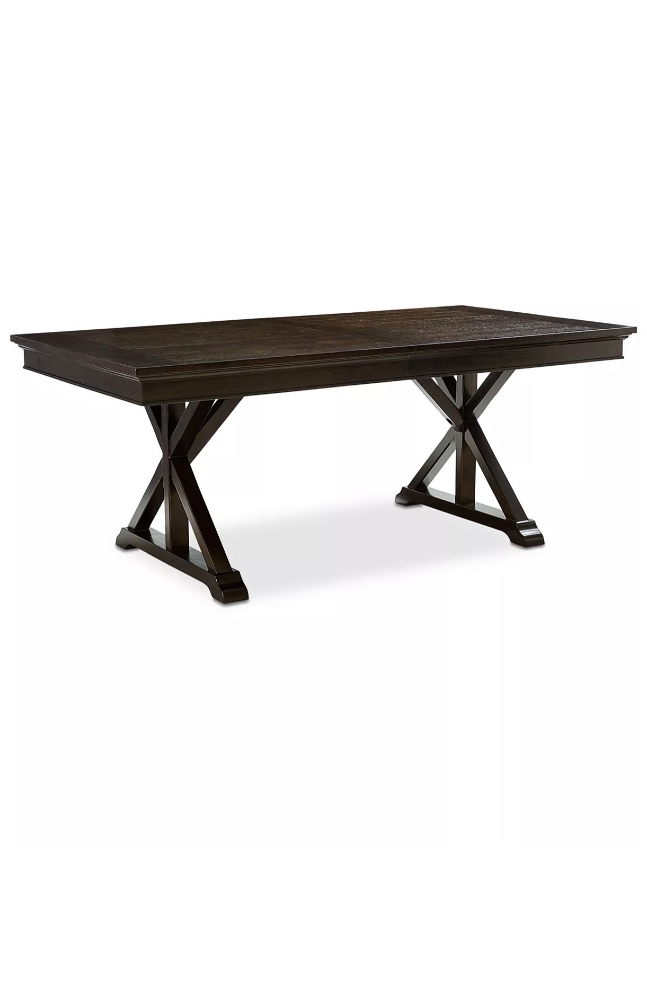 Baker Street Dining Trestle Table Brown