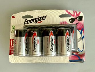 8 count Energizer Max D batteries