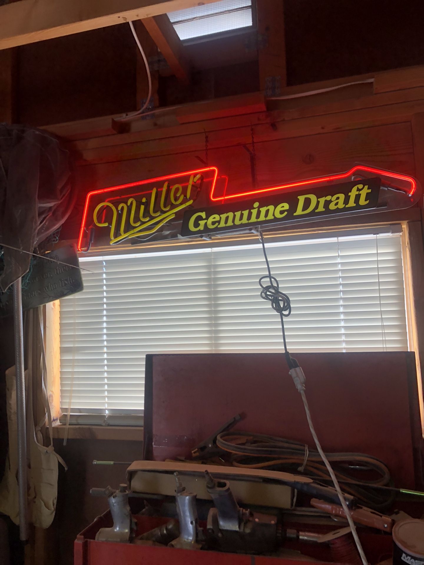 Bar sign Neon   Miller genuine draft