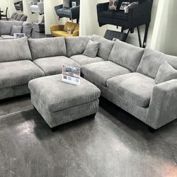 New Grey Sectional