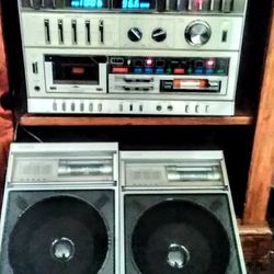 Vintage YORX Stereo System 