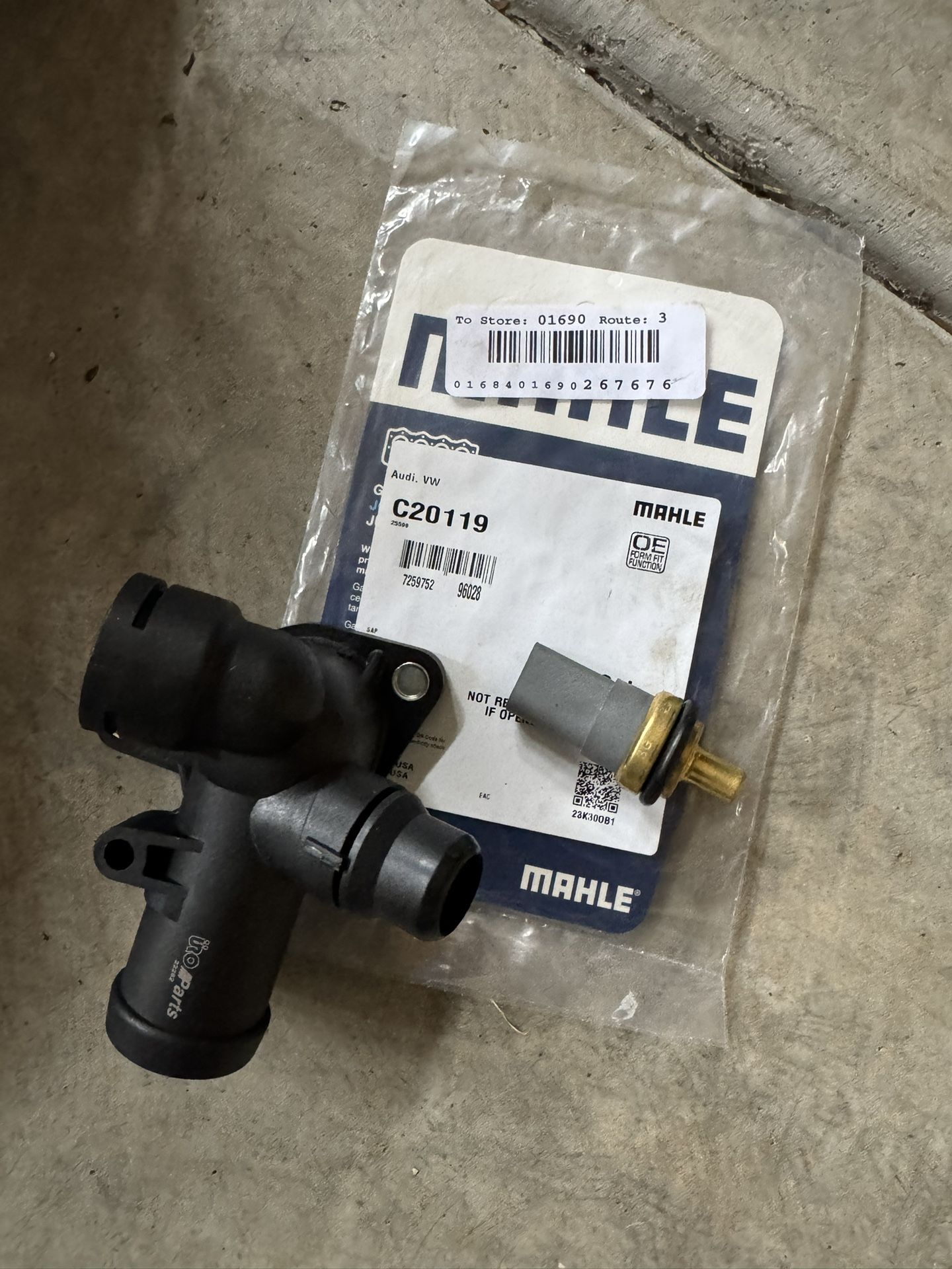 Audi A4 (1.8t) Coolant Flange With Thermostat