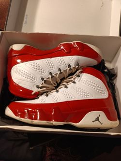 Air Jordan 9 Retro Cherry Red White Sneakers