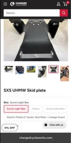 SXS Skid plate