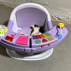Infantino Music & Lights 3-in-1 Discovery Seat & Booster in lavender