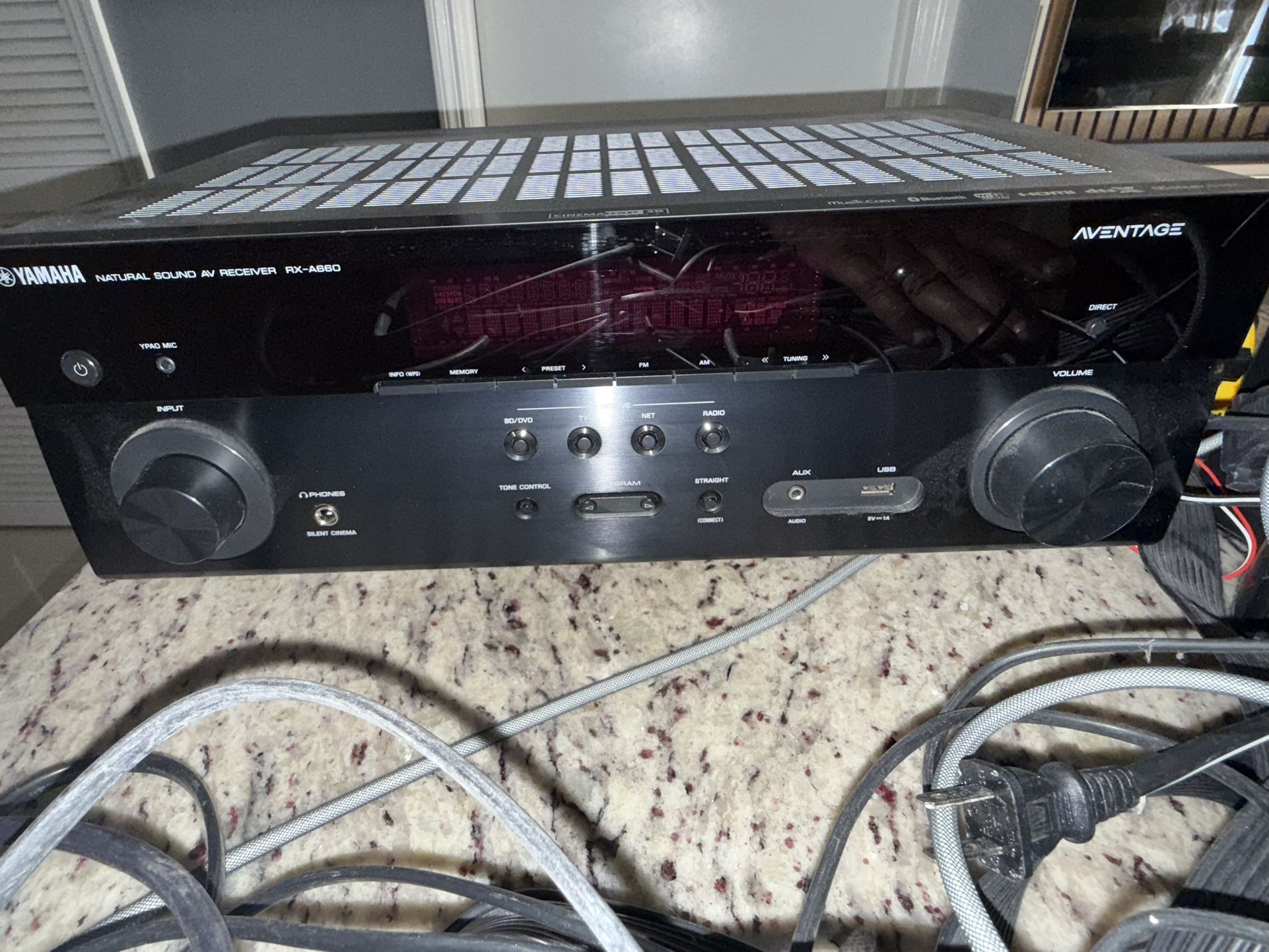Yamaha RX-A660 Receiver With Bose Entertainment Speakers