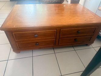 Ethan Allen coffee table and side table