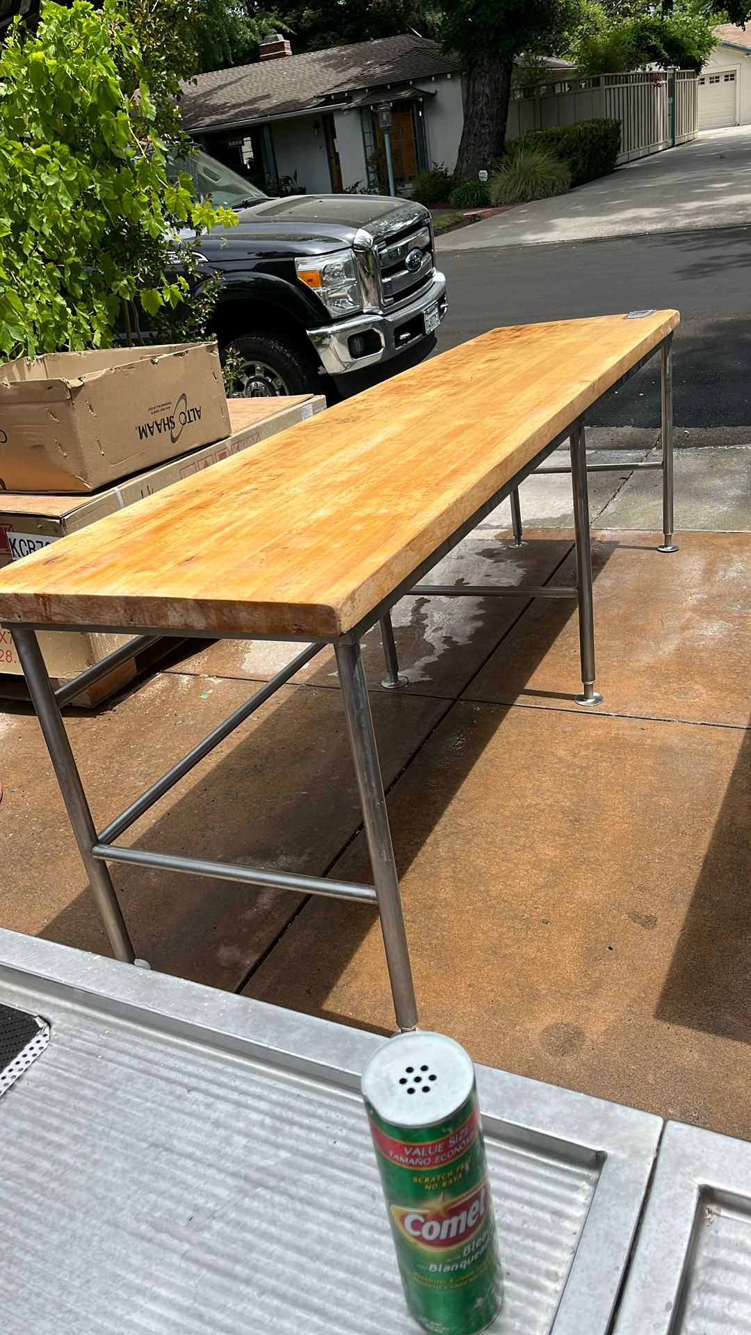 Butcher Block Table
