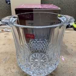 Brand New Cristal D’Arques Longchamp Champagne Bucket