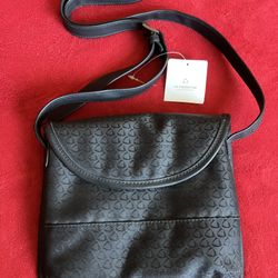 LIZ CLAIBORNE CROSSBODY SHOULDER BAG PURSE BLACK ** More VINTAGE - RaRE & DESIGNER Items Here ....