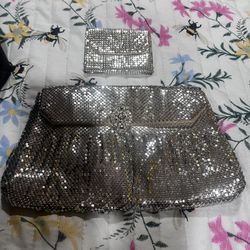 Cartera Color Plata 