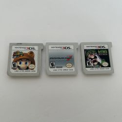 Nintendo 3ds Mario Bundle Luigis Mansion Mario Kart7 And Super Mario 3d Land