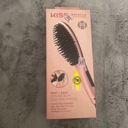 Kiss Bristle Hair Straightener 