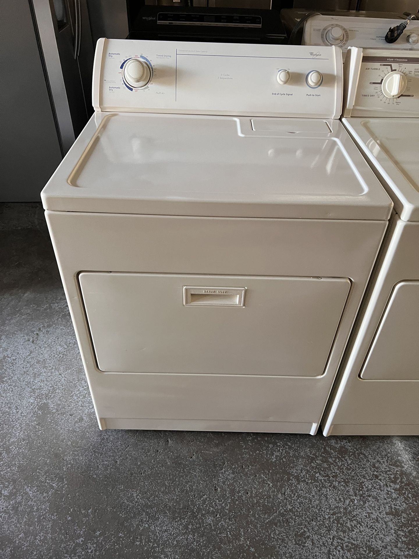 Whirlpool White Pre Owned Dryer In Working Condition