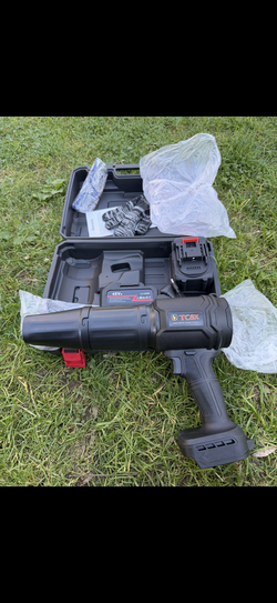 High RPM Cordless Leaf Blower - 48V Electric Handheld Leaf Blower with 2 Batteries & Fast Charger - Lightweight for Patio, Lawn, Yard, Deck Cleaning