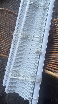 White Vertical Blinds Panel Set