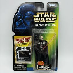 Star Wars Power Of The Force POTF2 Darth Vader Removable Helmet Freeze Frame