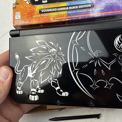 New Nintendo Black 3DS XL Sun And Moon Handheld Edition Console