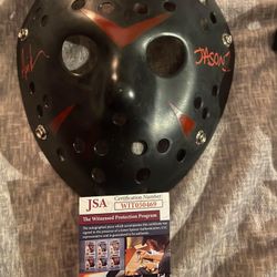 Autographed Friday The 13Th Masks With  Authentication