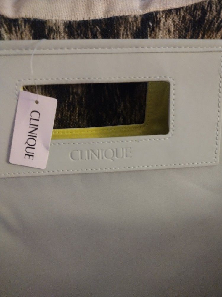 Brand New Clinique Tote Bag Light Green
