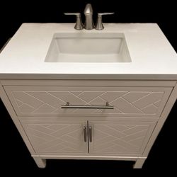 Bathroom Vanity and Faucet Combo