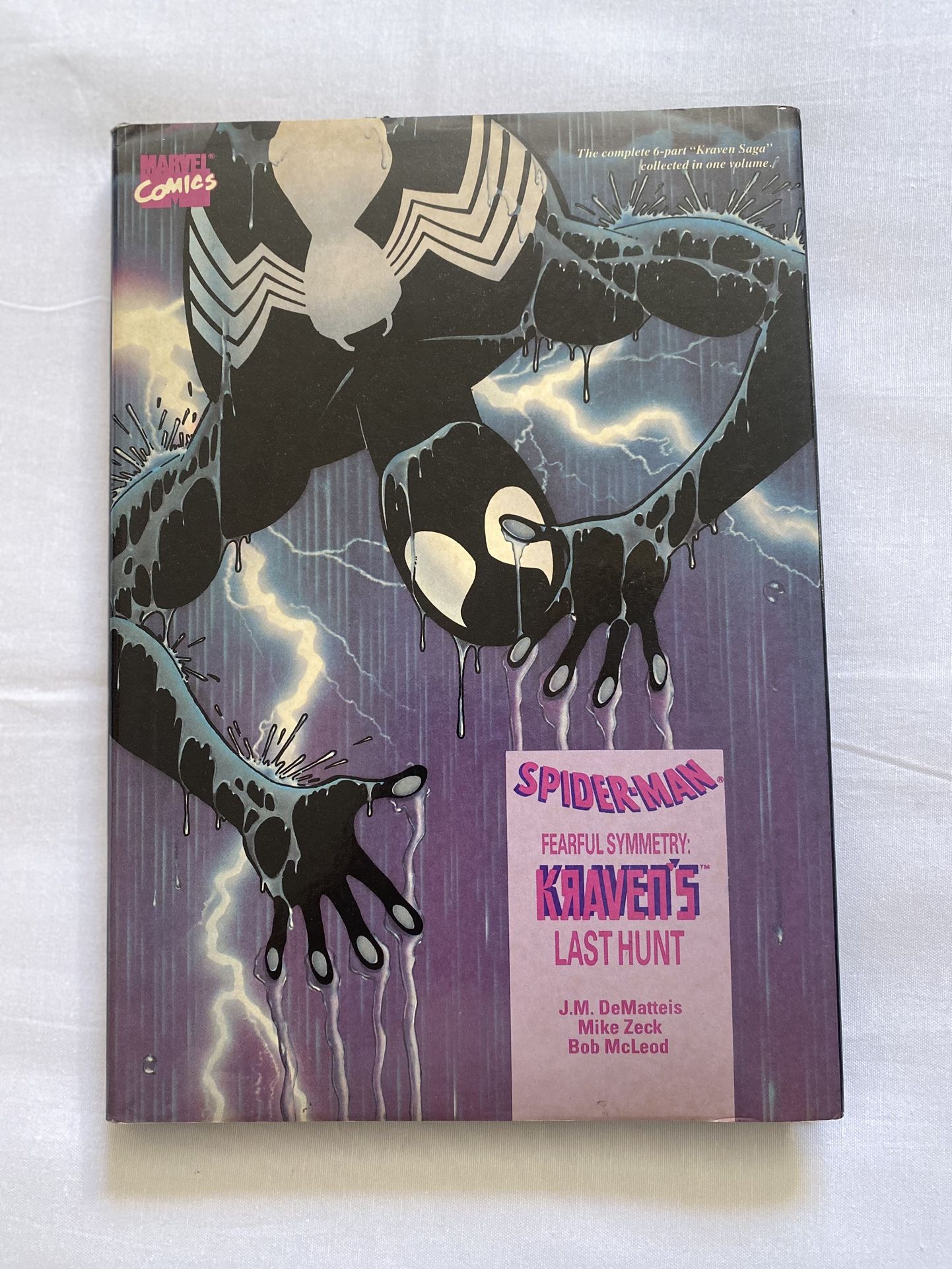 Spider-Man Fearful Symmetry Kraven's Last Hunt HC/DJ Marvel 1989 2nd Edition NM