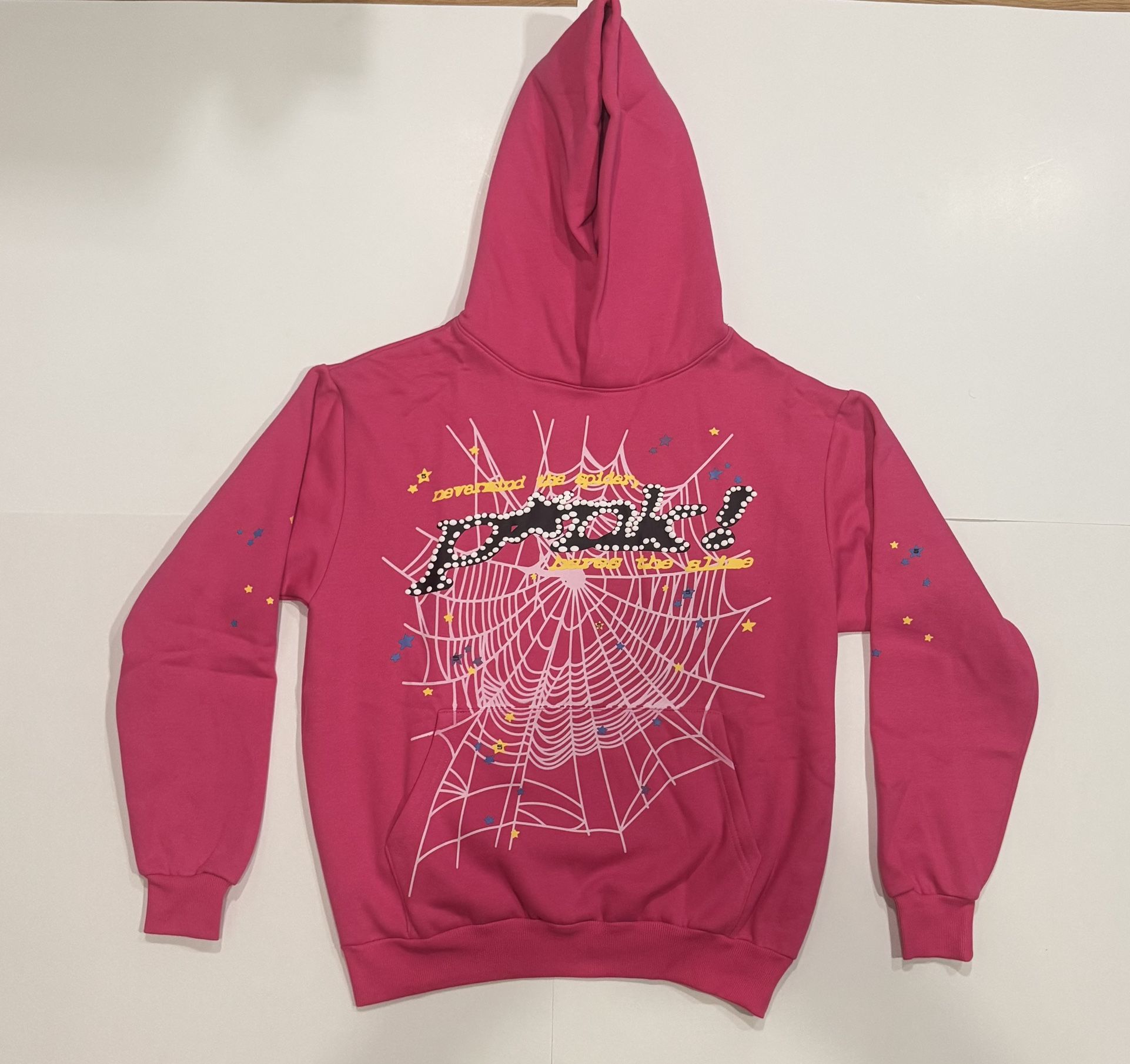 Pink Spider Hoodie Size Small 